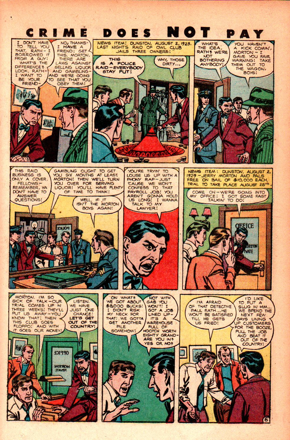 Crime Does Not Pay #84 (Lev Gleason), page 37. Public domain (US).