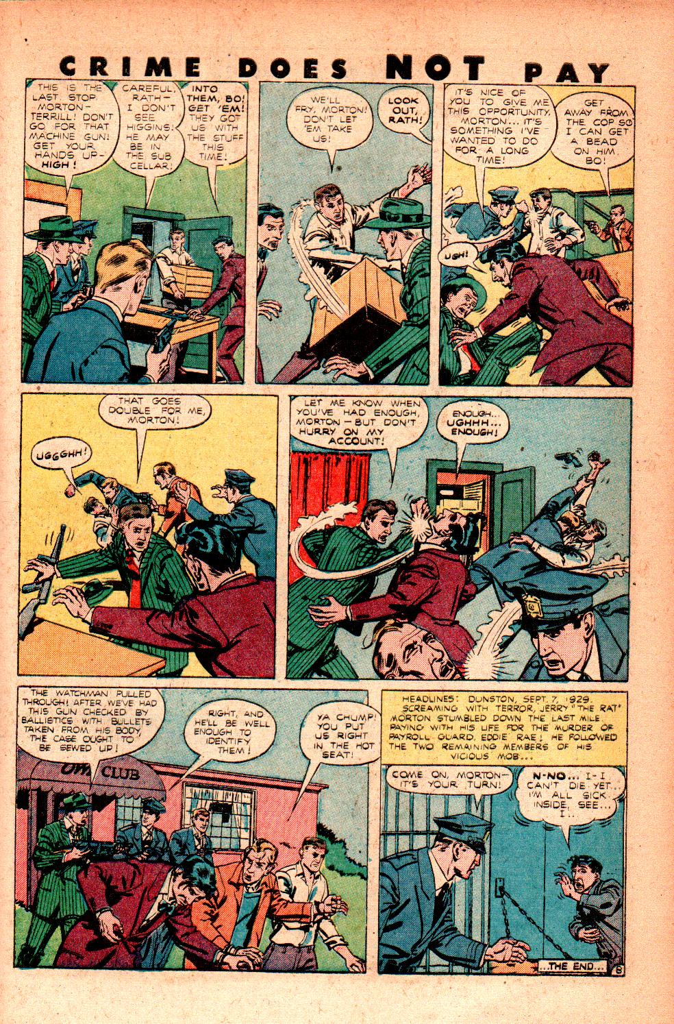 Crime Does Not Pay #84 (Lev Gleason), page 39. Public domain (US).