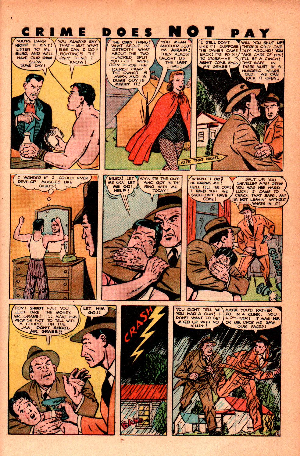 Crime Does Not Pay #84 (Lev Gleason), page 45. Public domain (US).