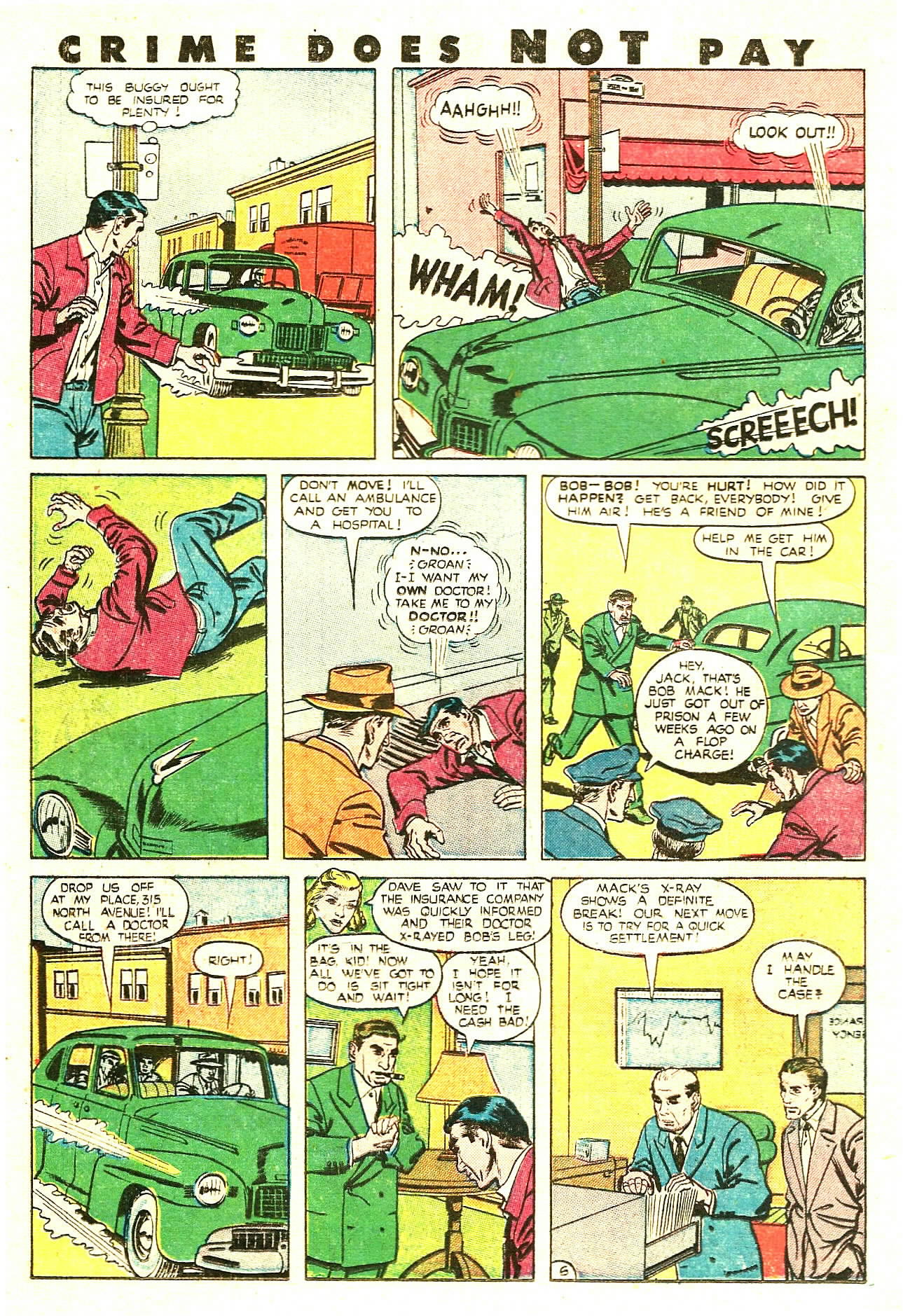 Crime Does Not Pay #85 (Lev Gleason), page 22. Public domain (US).