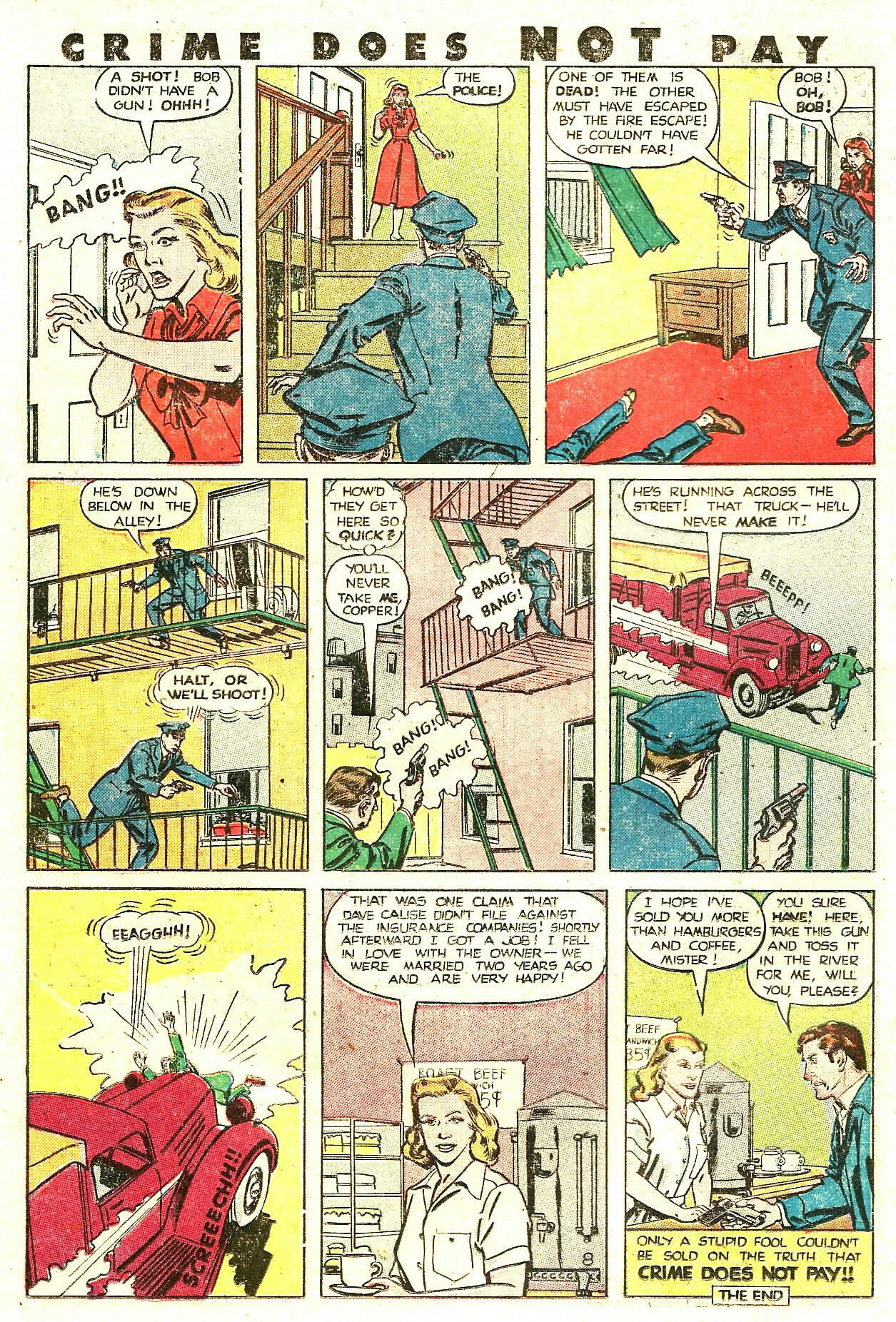 Crime Does Not Pay #85 (Lev Gleason), page 24. Public domain (US).