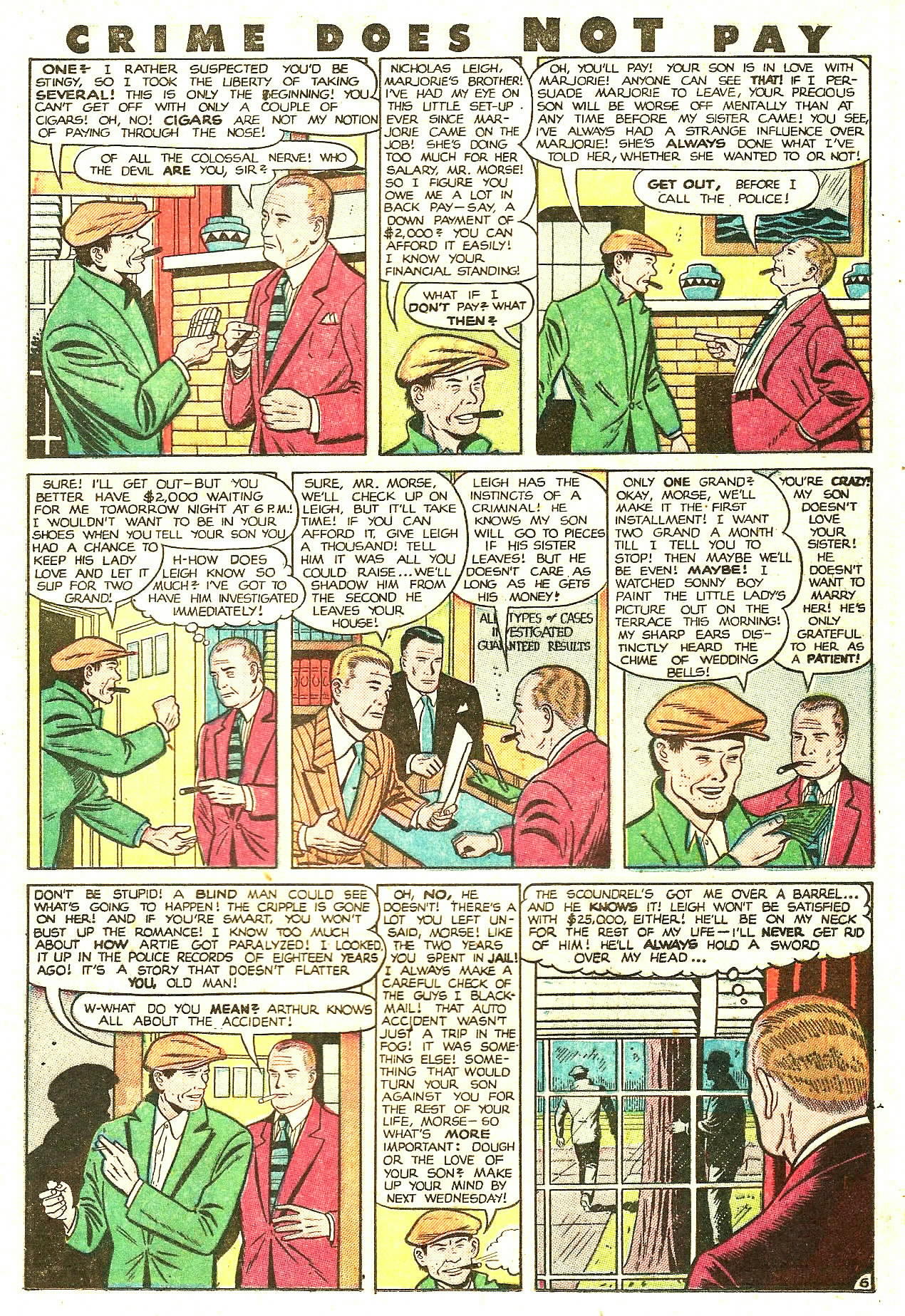 Crime Does Not Pay #85 (Lev Gleason), page 33. Public domain (US).