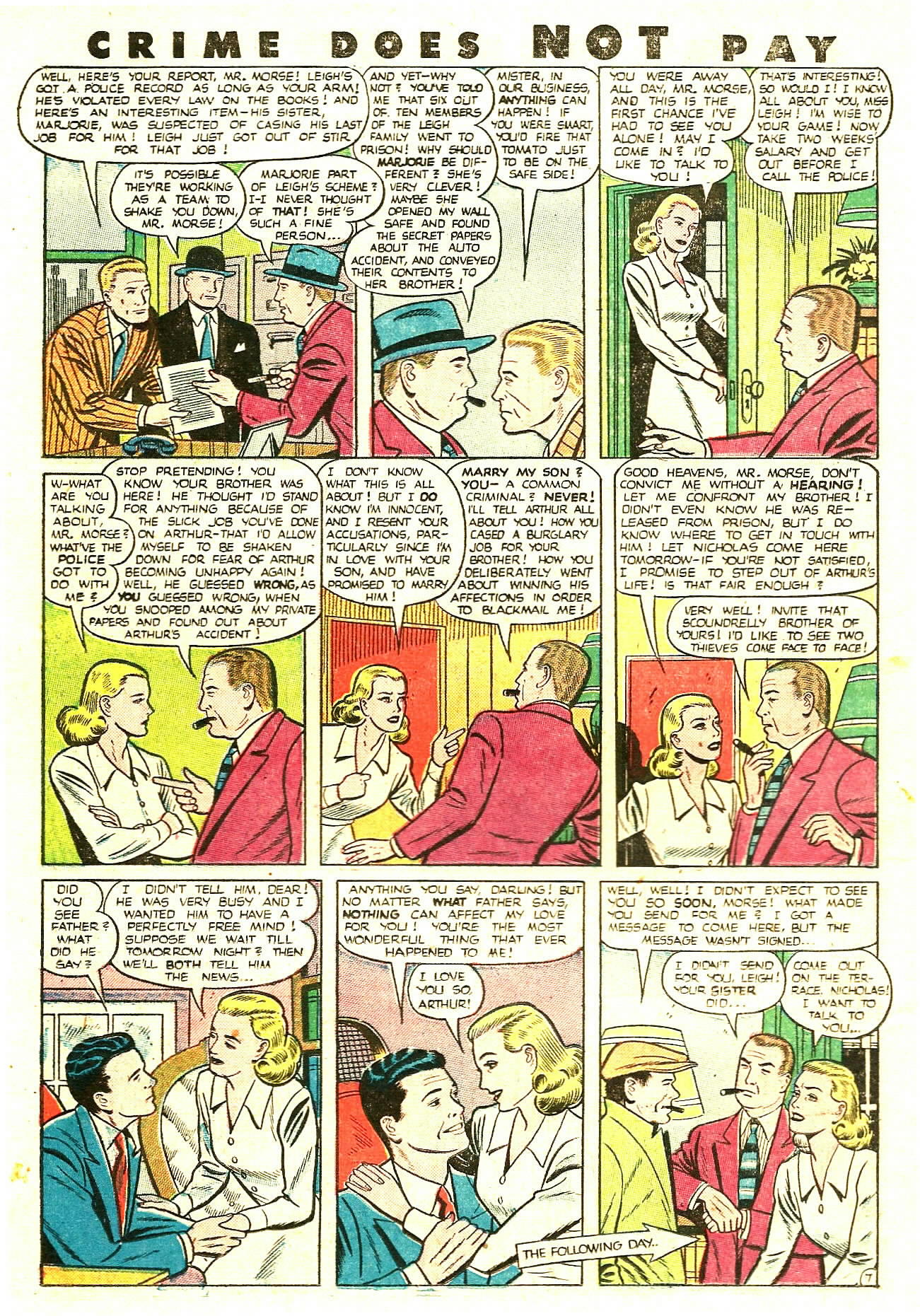 Crime Does Not Pay #85 (Lev Gleason), page 34. Public domain (US).