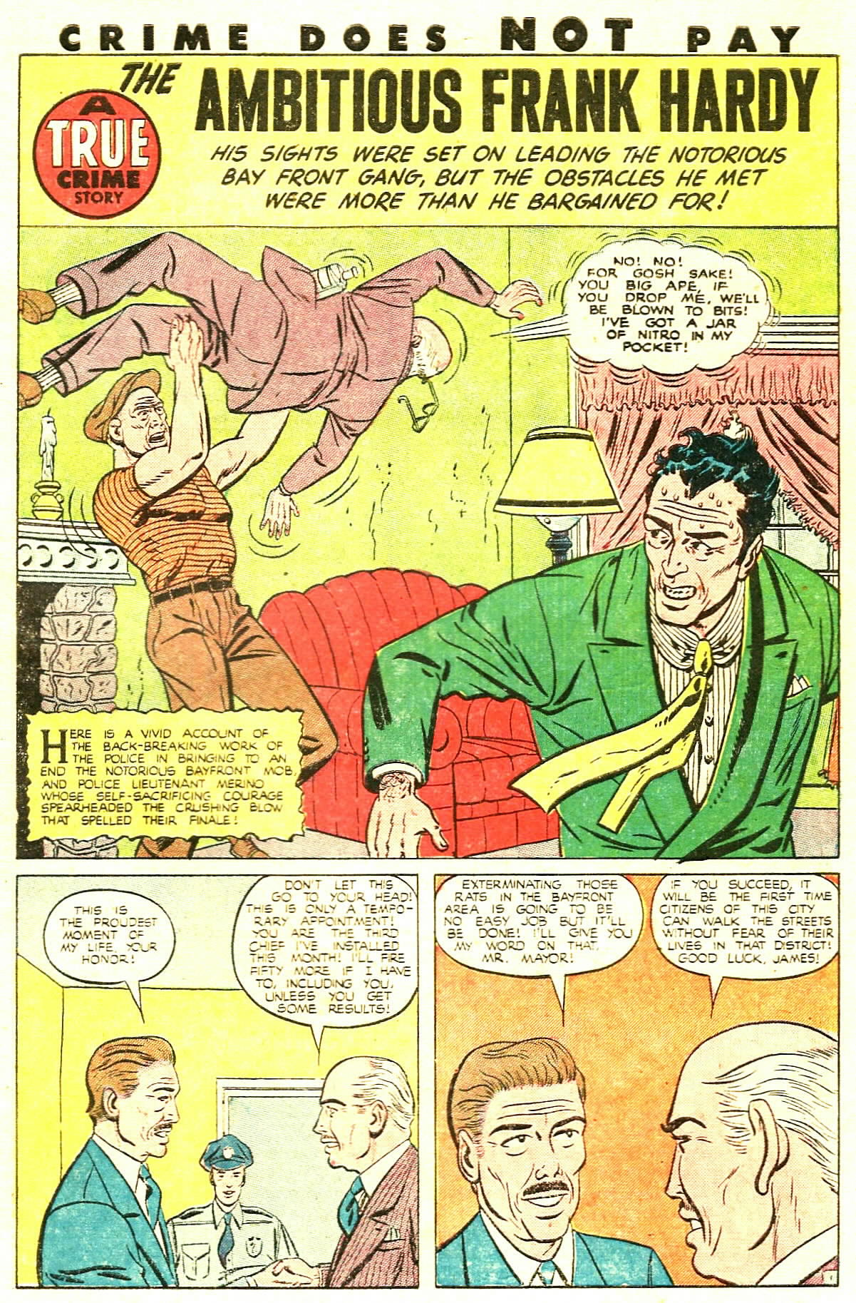Crime Does Not Pay #85 (Lev Gleason), page 41. Public domain (US).