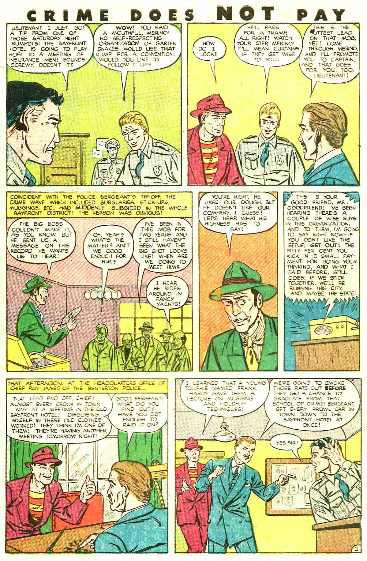 Crime Does Not Pay #85 (Lev Gleason), page 42. Public domain (US).