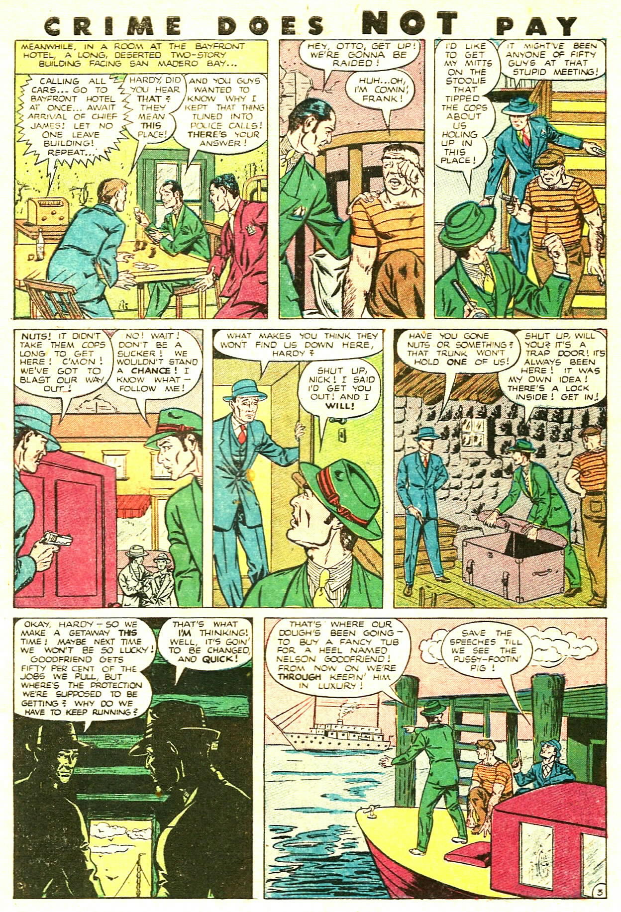 Crime Does Not Pay #85 (Lev Gleason), page 43. Public domain (US).