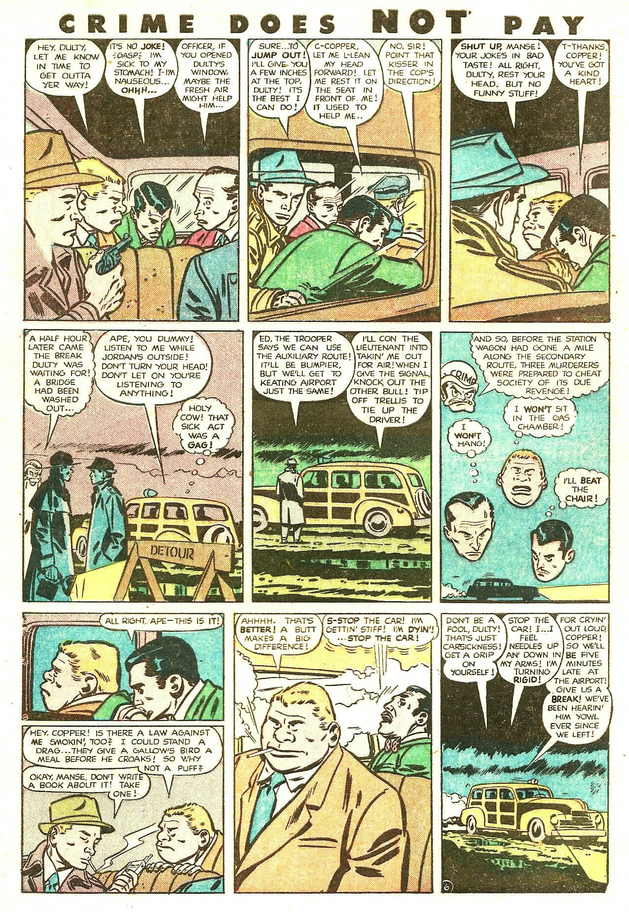 Crime Does Not Pay #85 (Lev Gleason), page 8. Public domain (US).