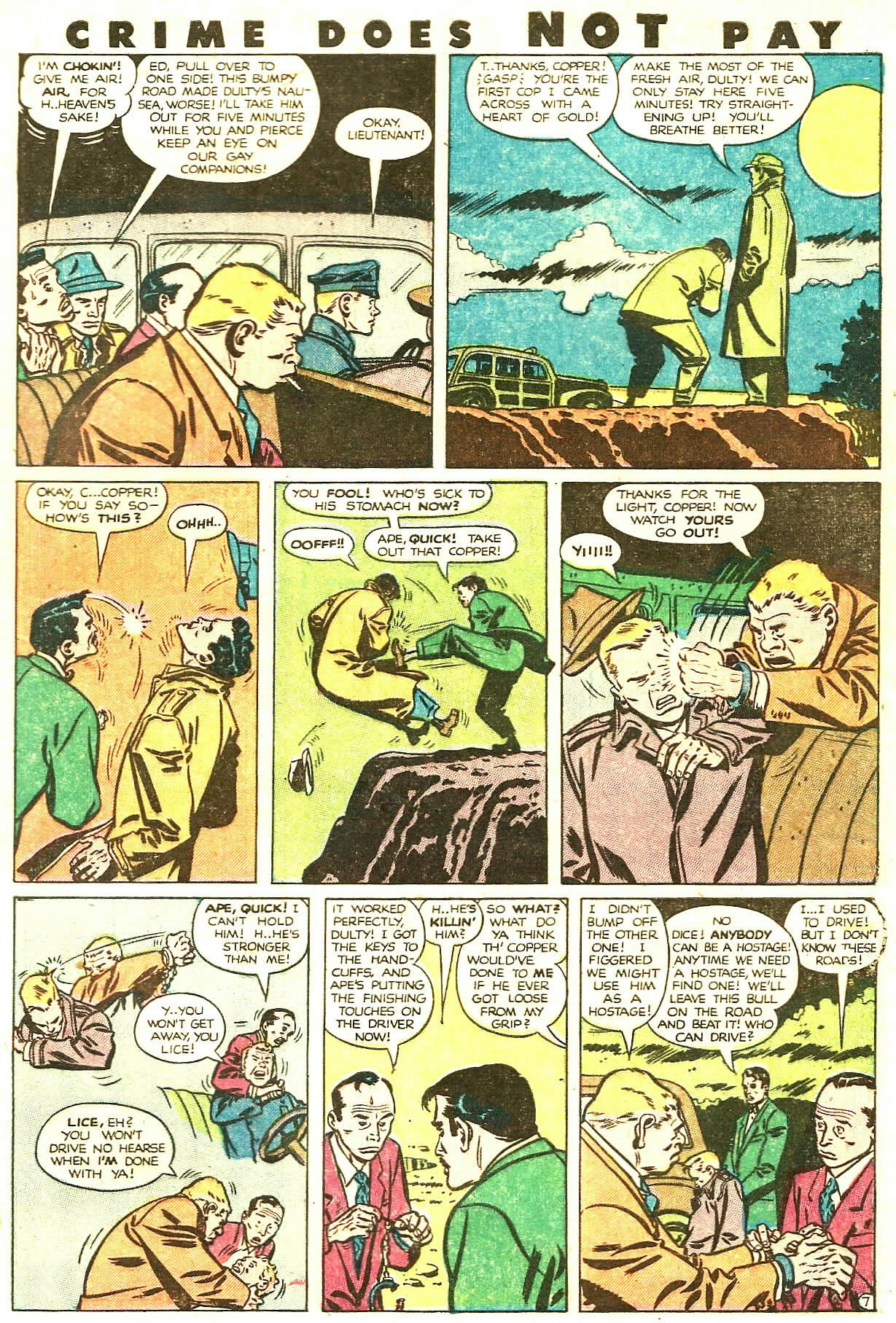 Crime Does Not Pay #85 (Lev Gleason), page 9. Public domain (US).