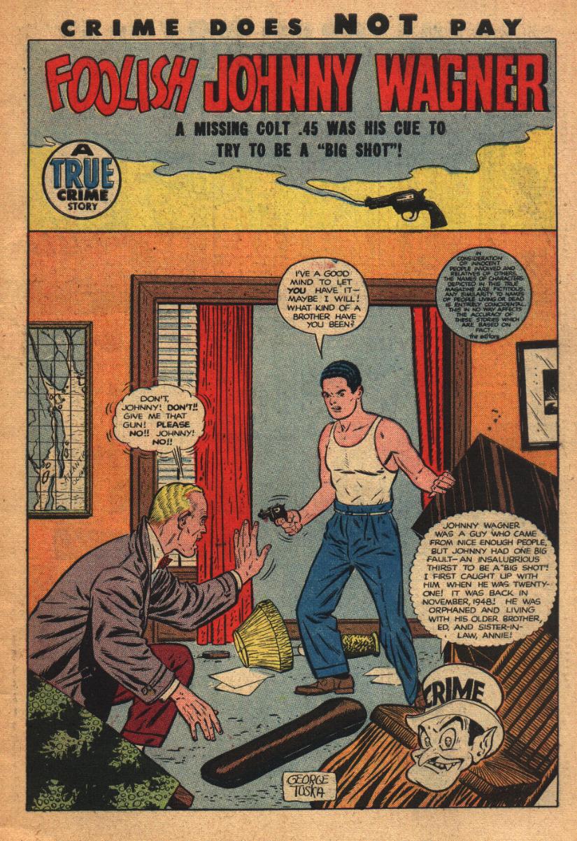 Crime Does Not Pay #86 (Lev Gleason), page 3. Public domain (US).