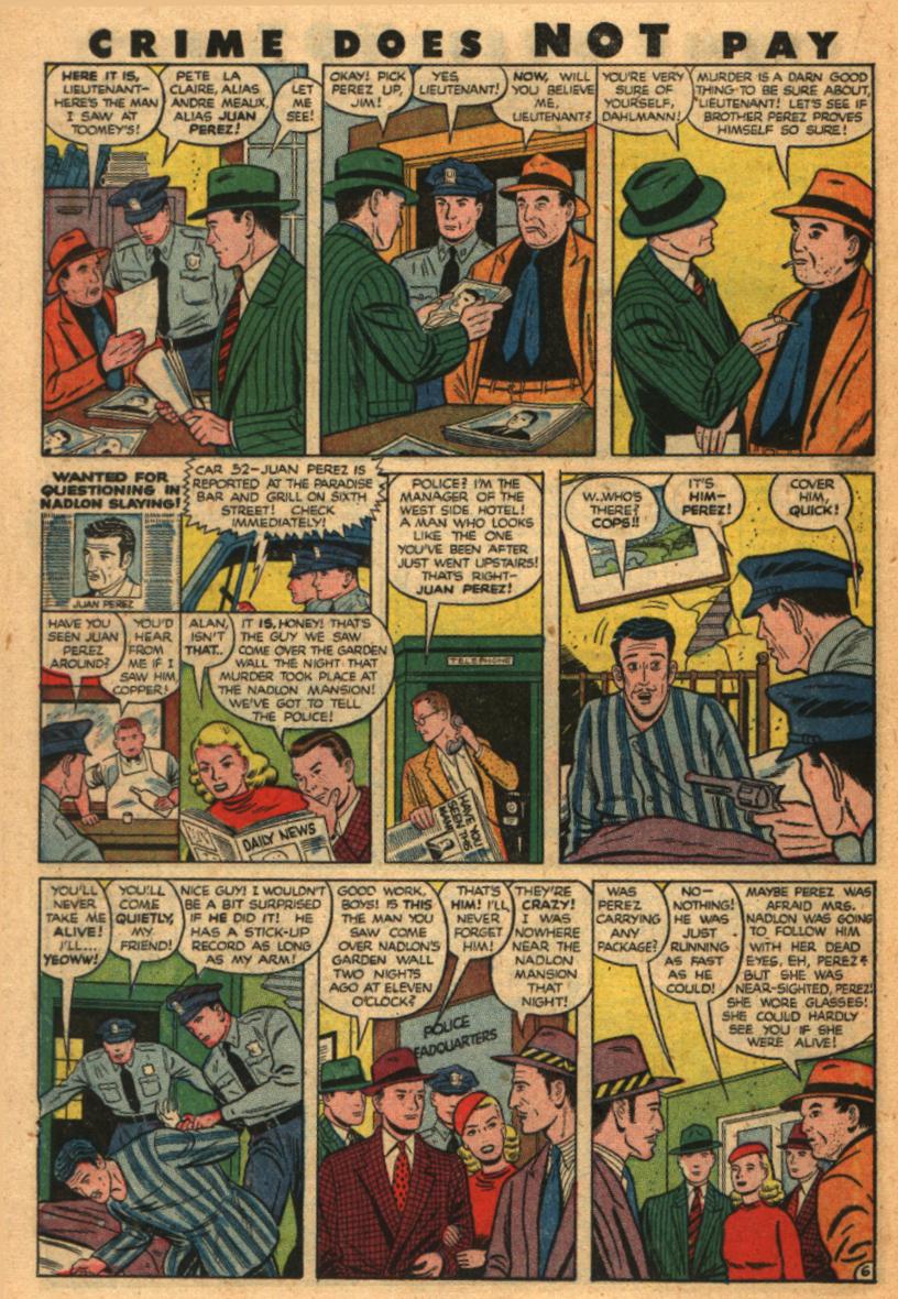 Crime Does Not Pay #86 (Lev Gleason), page 22. Public domain (US).