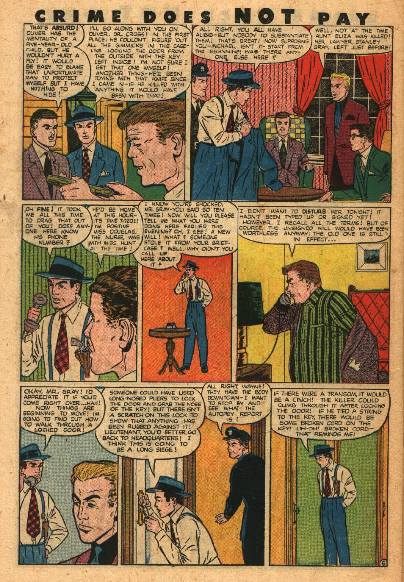 Crime Does Not Pay #86 (Lev Gleason), page 45. Public domain (US).