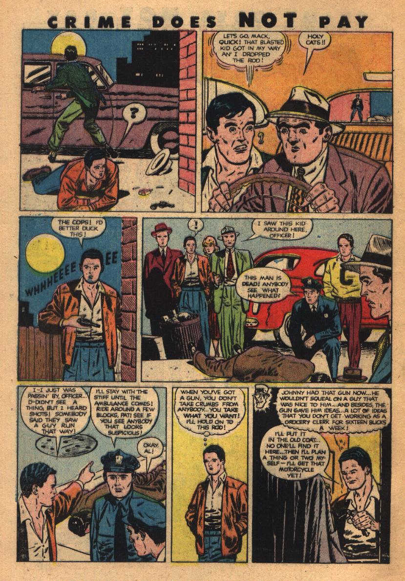 Crime Does Not Pay #86 (Lev Gleason), page 6. Public domain (US).