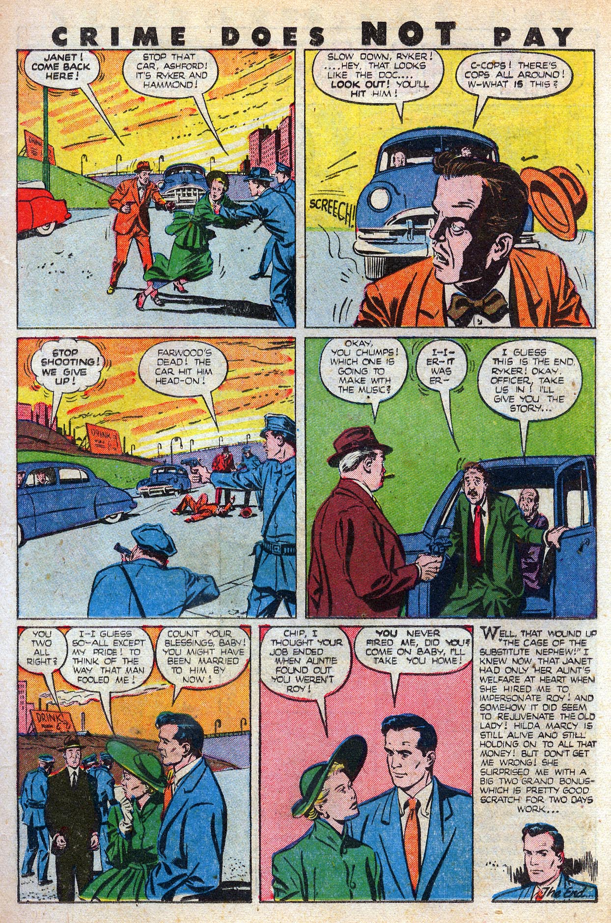 Crime Does Not Pay #88 (Lev Gleason), page 15. Public domain (US).
