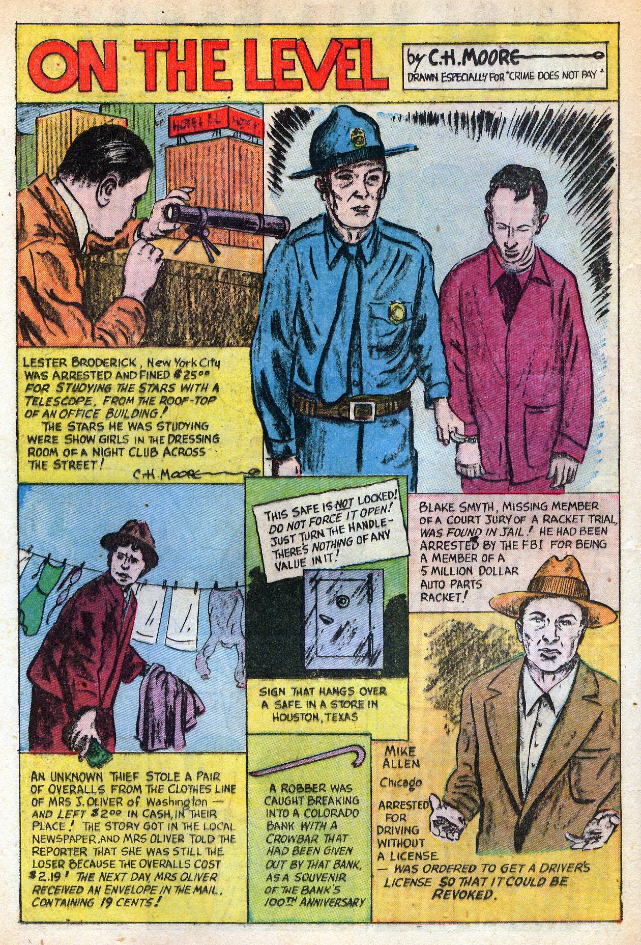 Crime Does Not Pay #88 (Lev Gleason), page 16. Public domain (US).