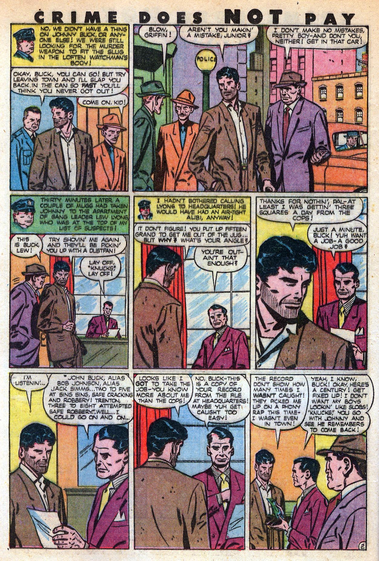 Crime Does Not Pay #88 (Lev Gleason), page 18. Public domain (US).