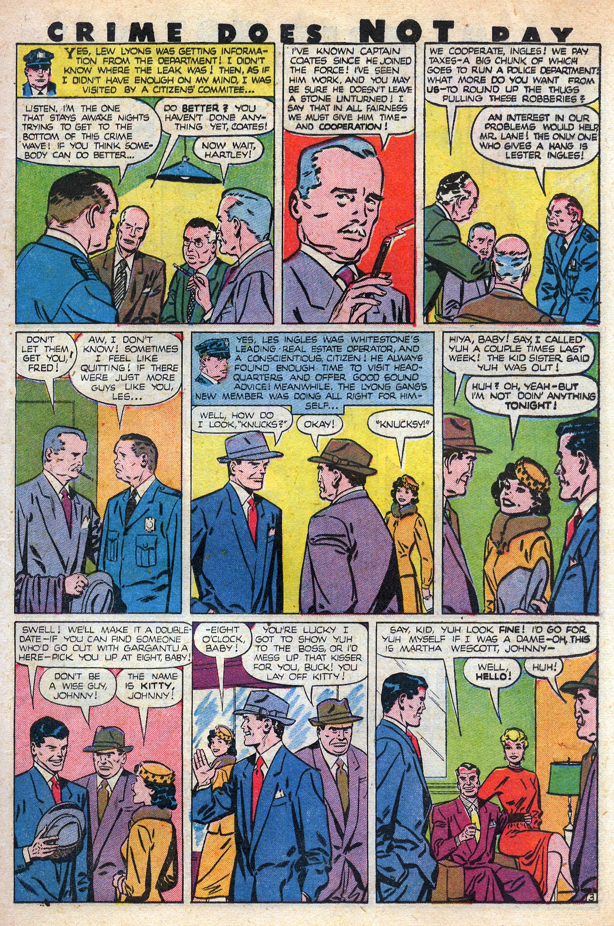 Crime Does Not Pay #88 (Lev Gleason), page 19. Public domain (US).