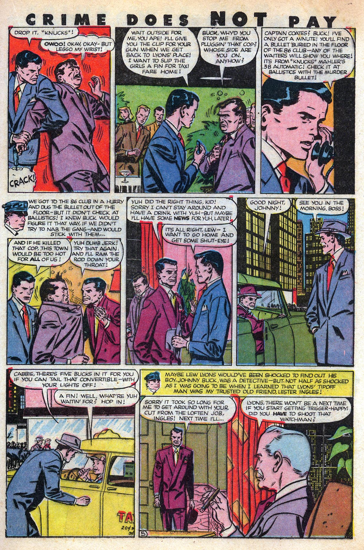 Crime Does Not Pay #88 (Lev Gleason), page 21. Public domain (US).