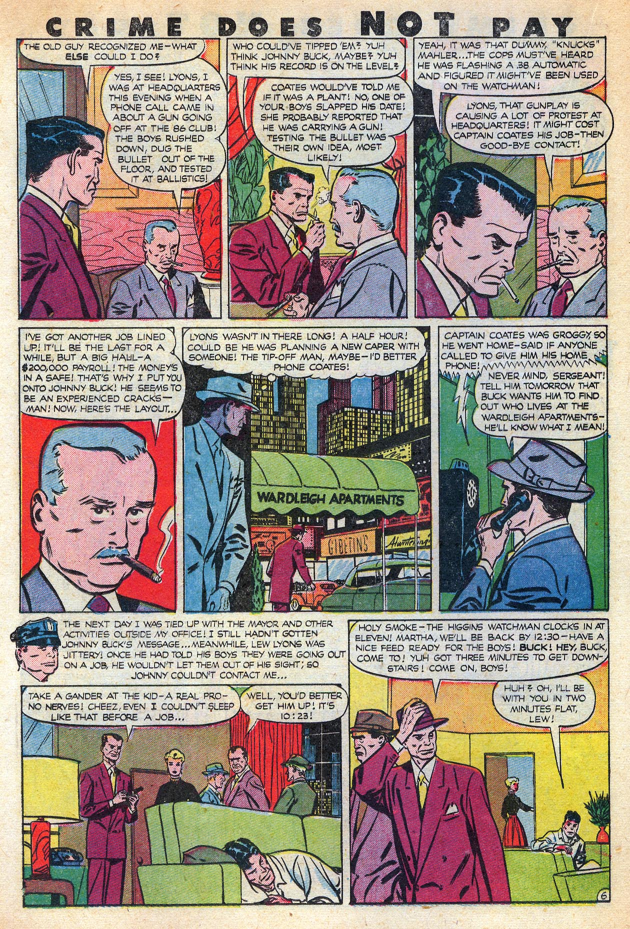 Crime Does Not Pay #88 (Lev Gleason), page 22. Public domain (US).