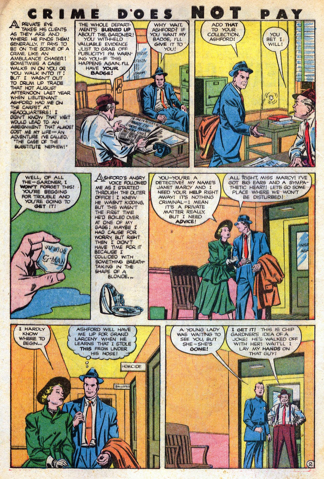 Crime Does Not Pay #88 (Lev Gleason), page 4. Public domain (US).