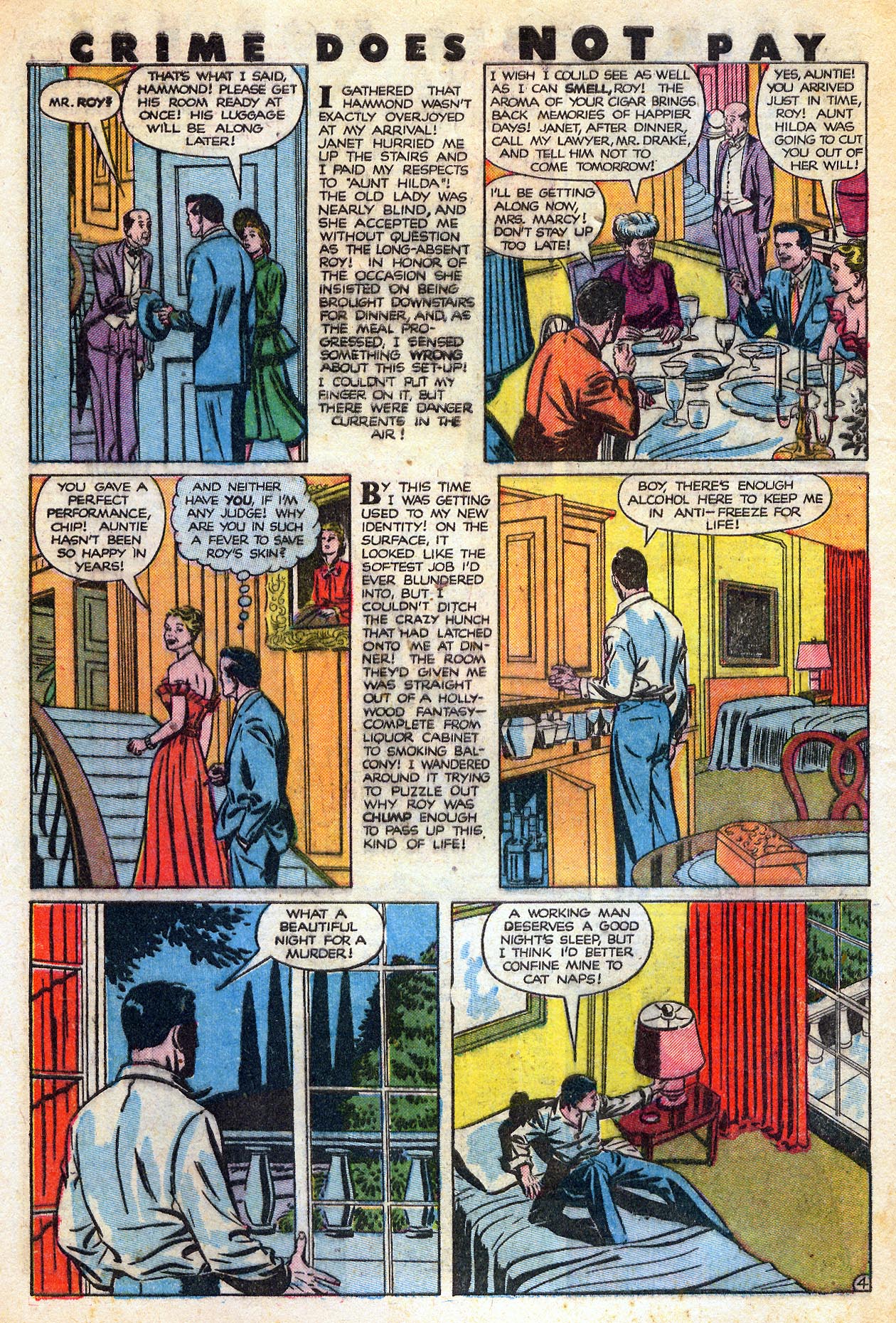 Crime Does Not Pay #88 (Lev Gleason), page 6. Public domain (US).