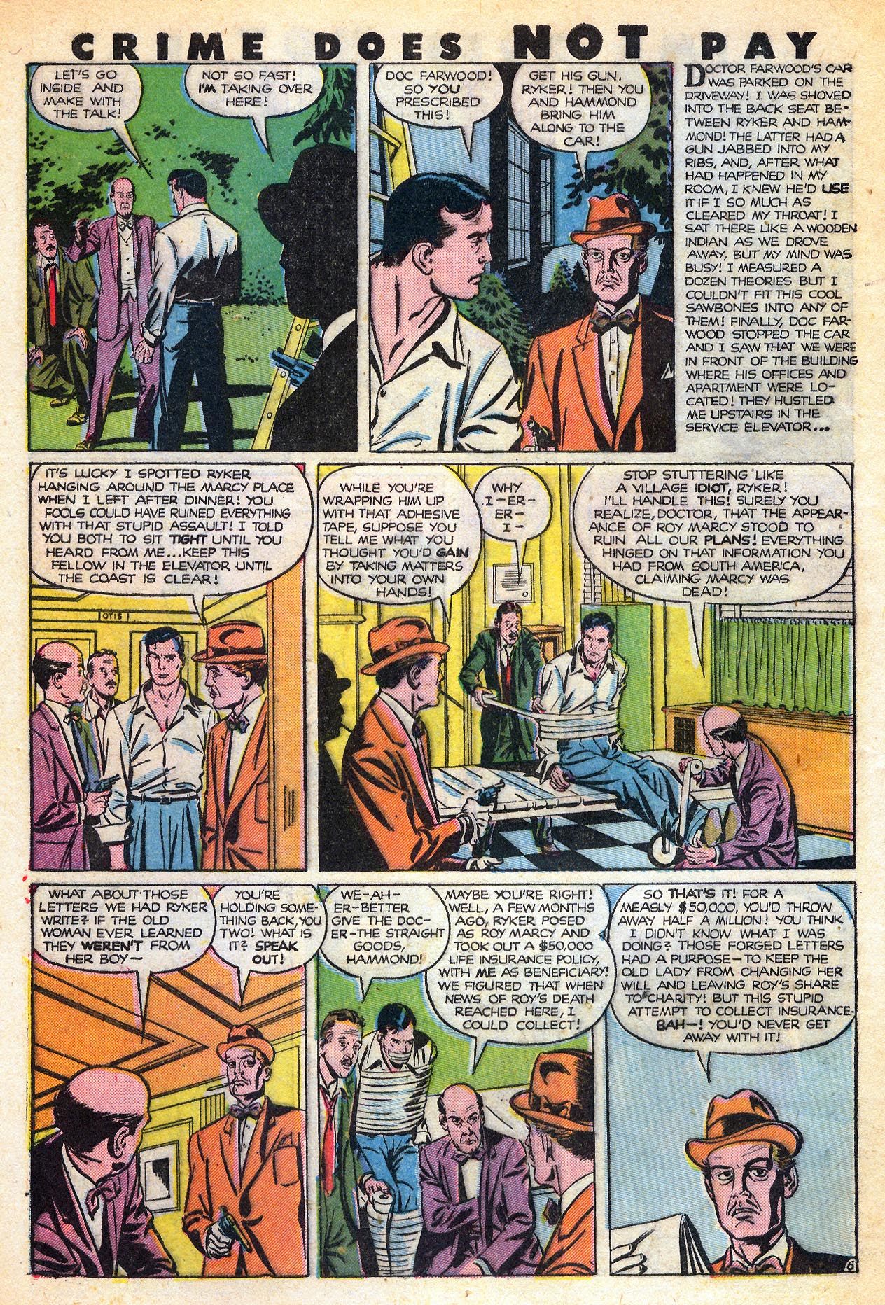 Crime Does Not Pay #88 (Lev Gleason), page 8. Public domain (US).