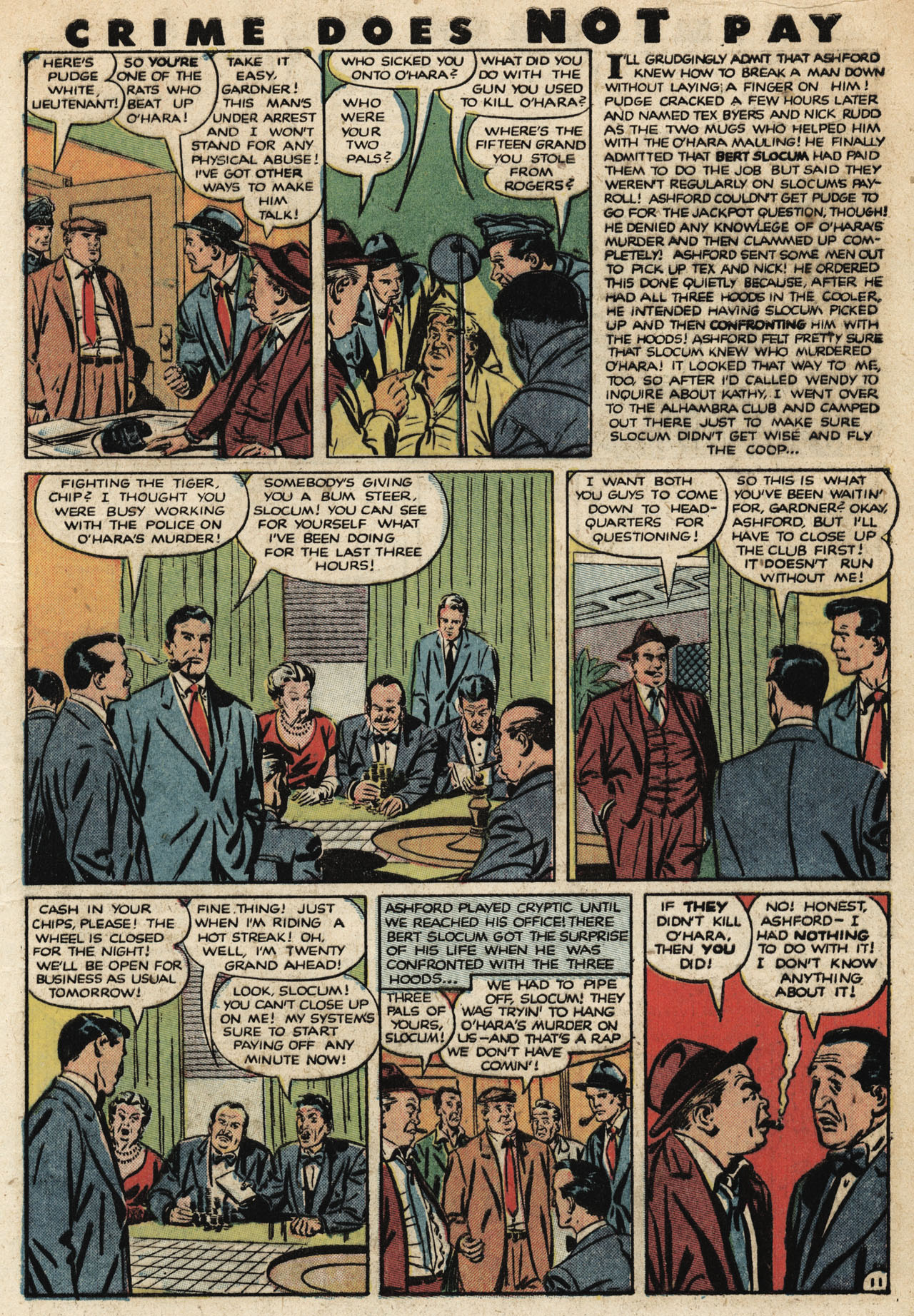 Crime Does Not Pay #90 (Lev Gleason), page 13. Public domain (US).