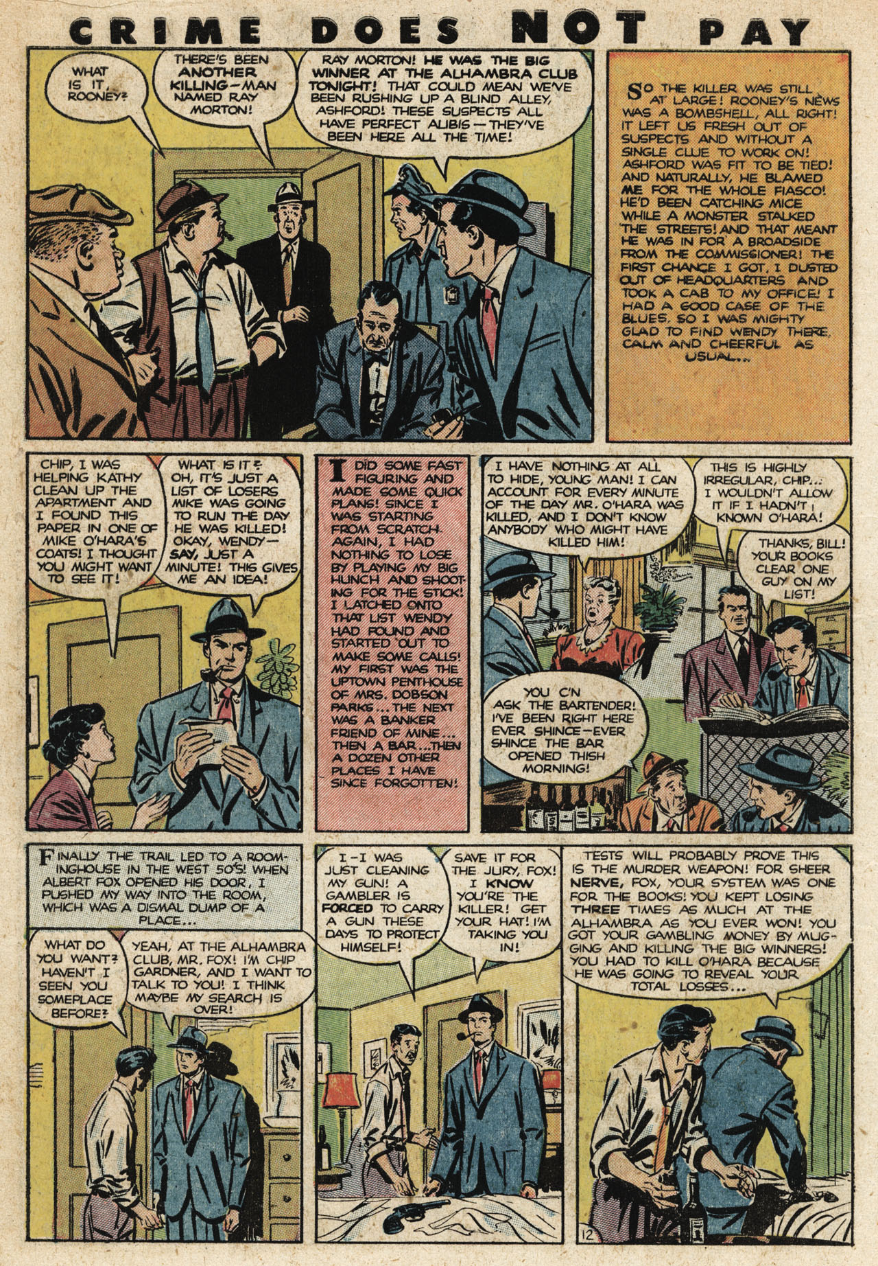 Crime Does Not Pay #90 (Lev Gleason), page 14. Public domain (US).