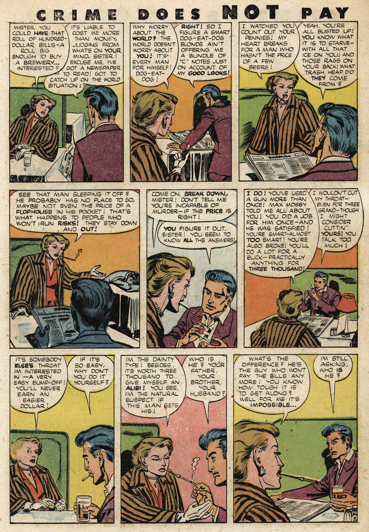 Crime Does Not Pay #90 (Lev Gleason), page 19. Public domain (US).