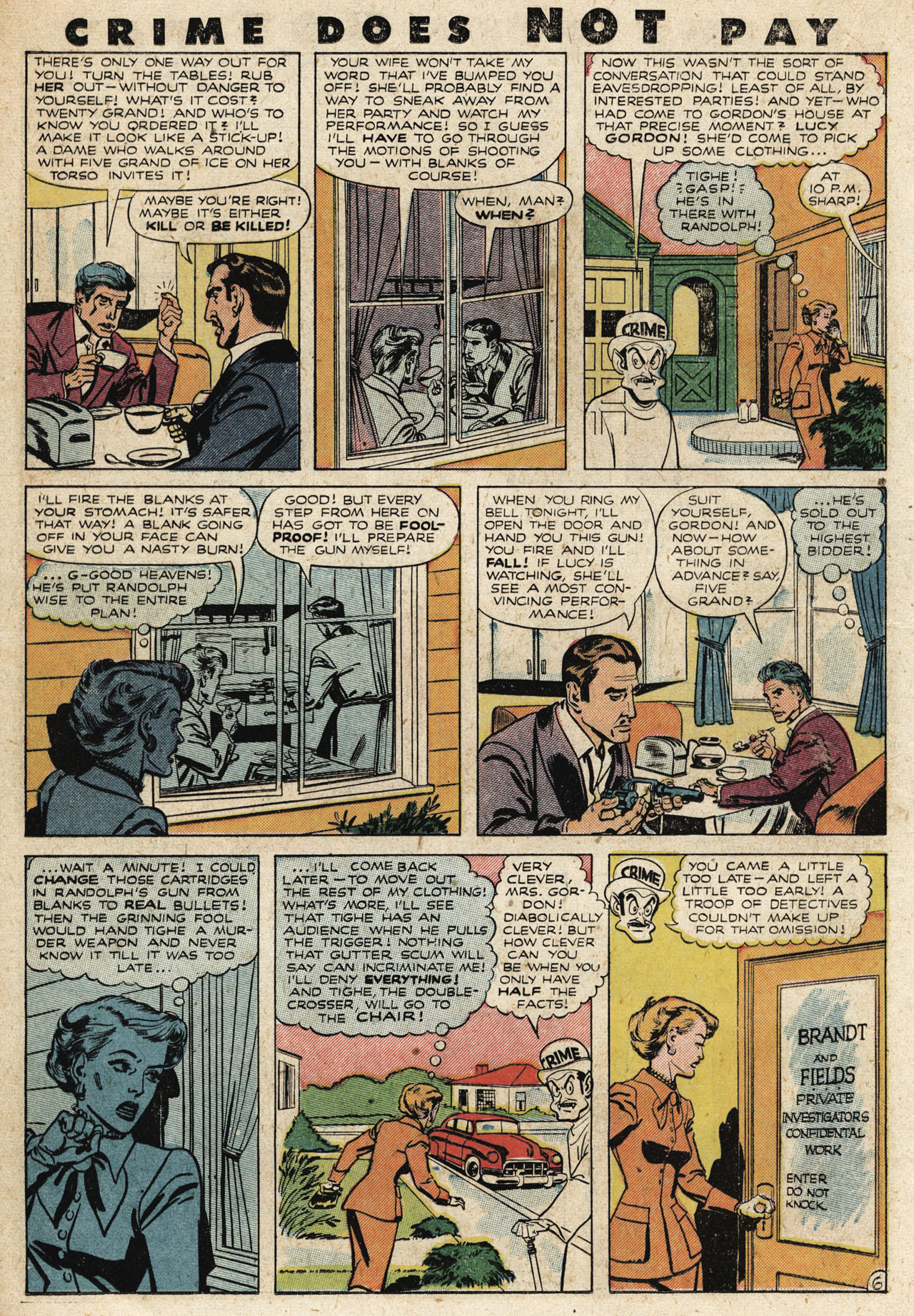 Crime Does Not Pay #90 (Lev Gleason), page 22. Public domain (US).