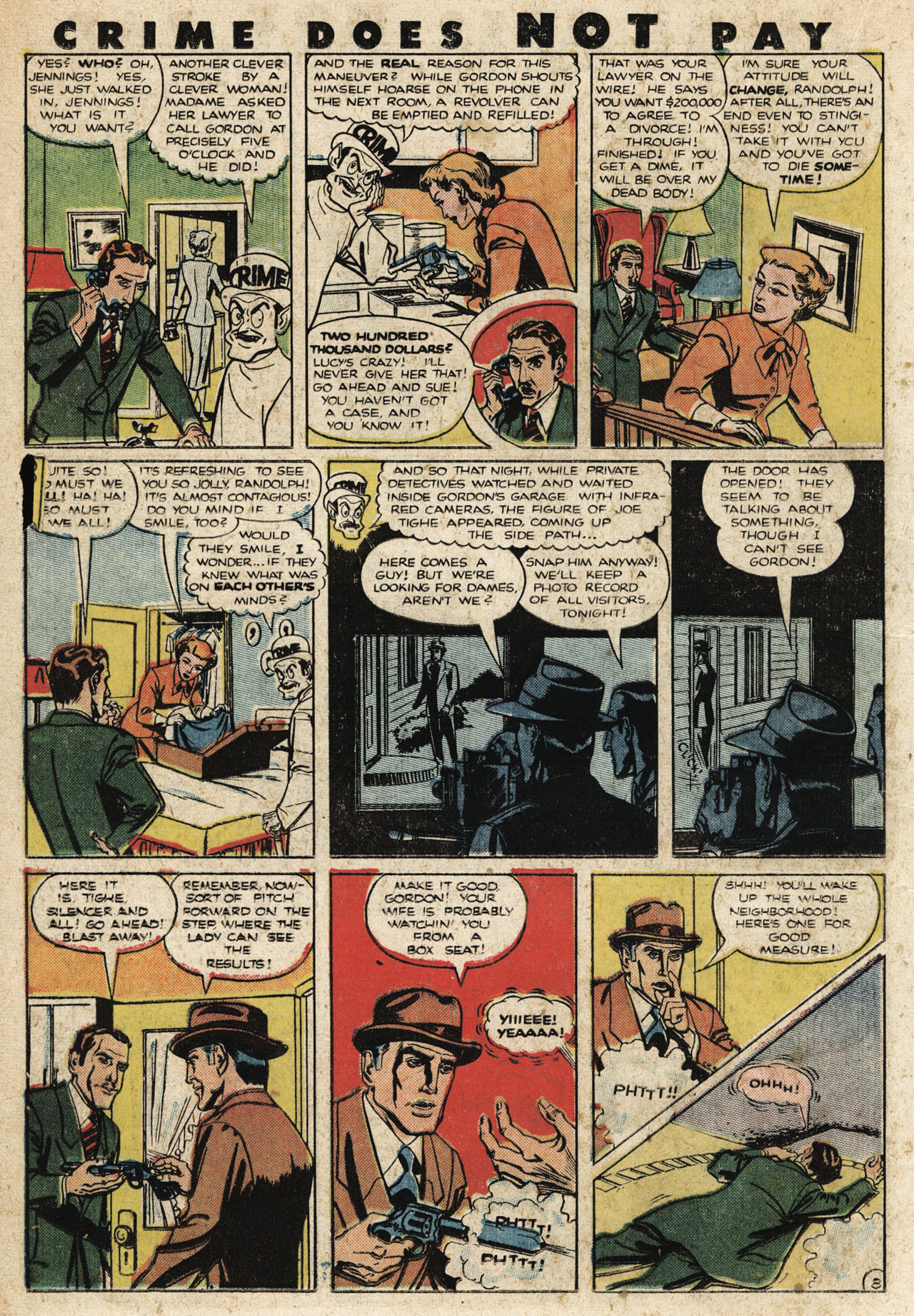Crime Does Not Pay #90 (Lev Gleason), page 24. Public domain (US).