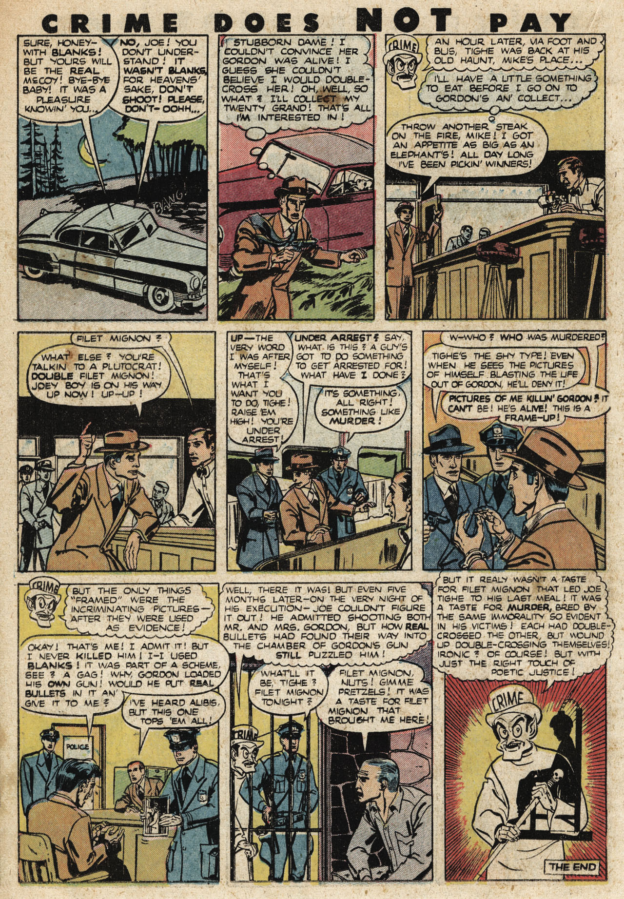 Crime Does Not Pay #90 (Lev Gleason), page 26. Public domain (US).