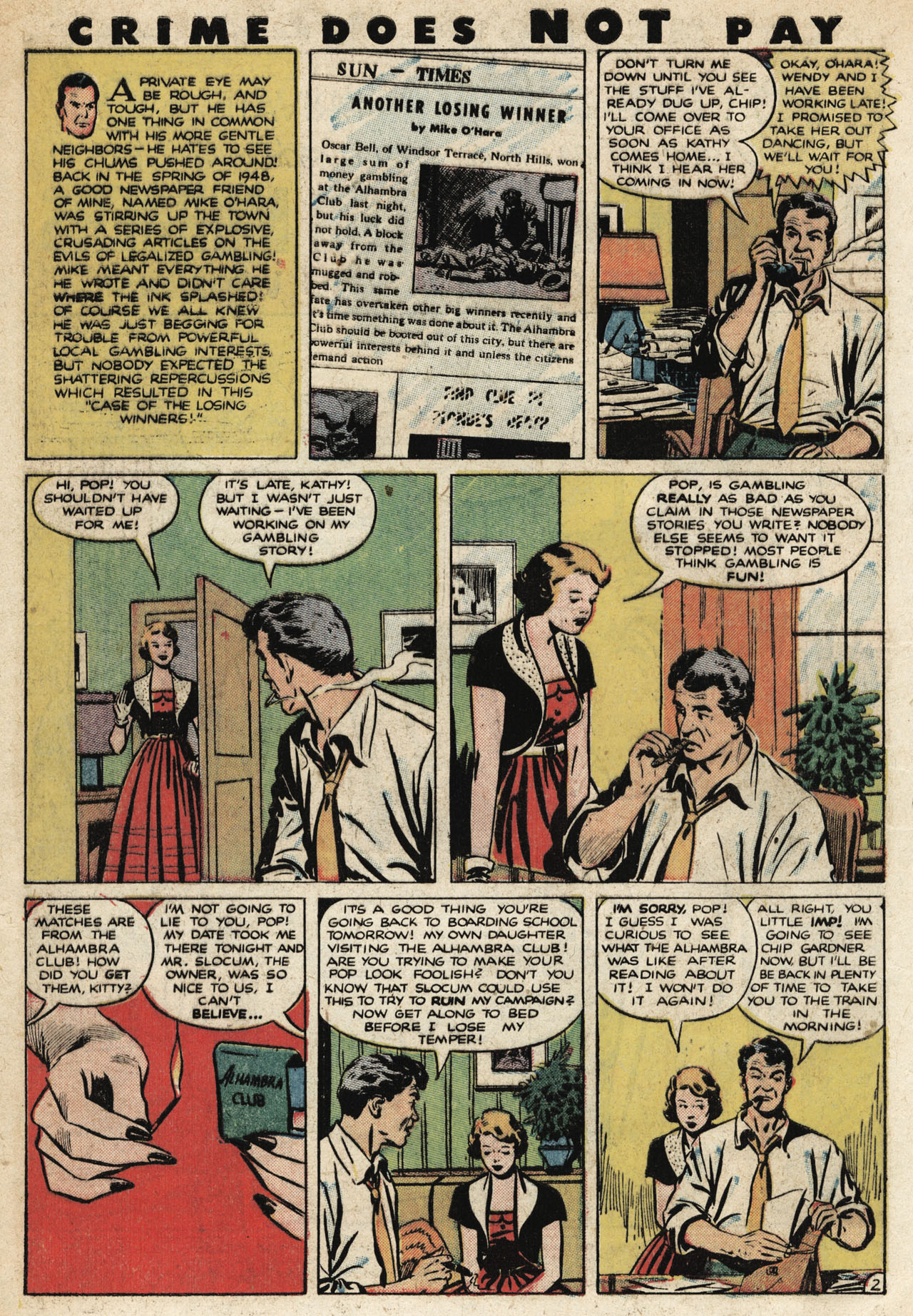 Crime Does Not Pay #90 (Lev Gleason), page 4. Public domain (US).