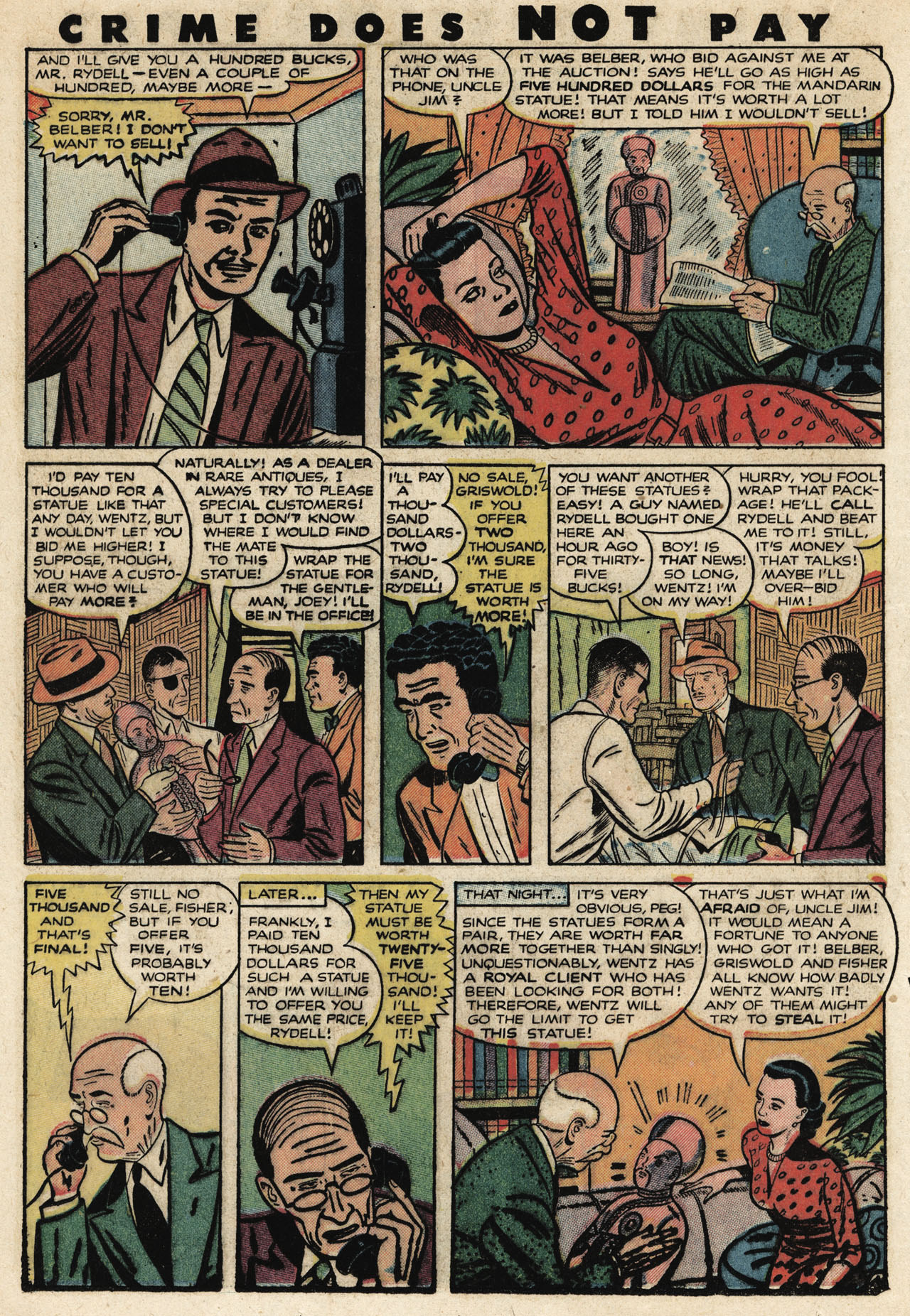 Crime Does Not Pay #90 (Lev Gleason), page 32. Public domain (US).