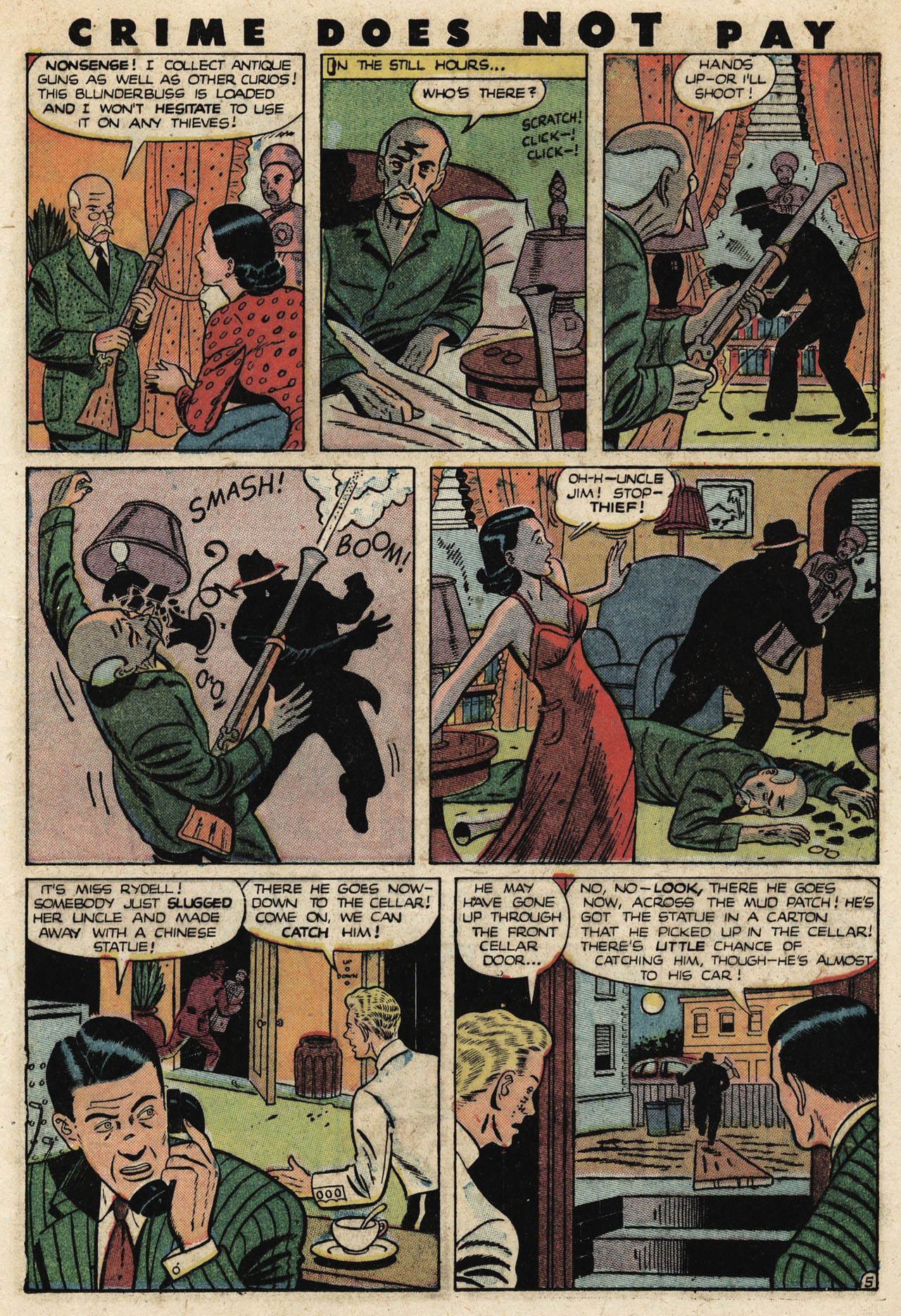 Crime Does Not Pay #90 (Lev Gleason), page 33. Public domain (US).