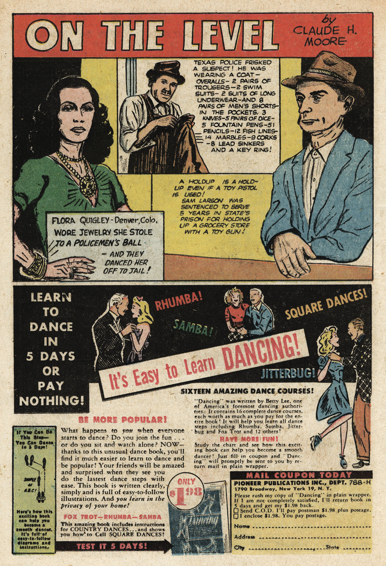 Crime Does Not Pay #90 (Lev Gleason), page 38. Public domain (US).