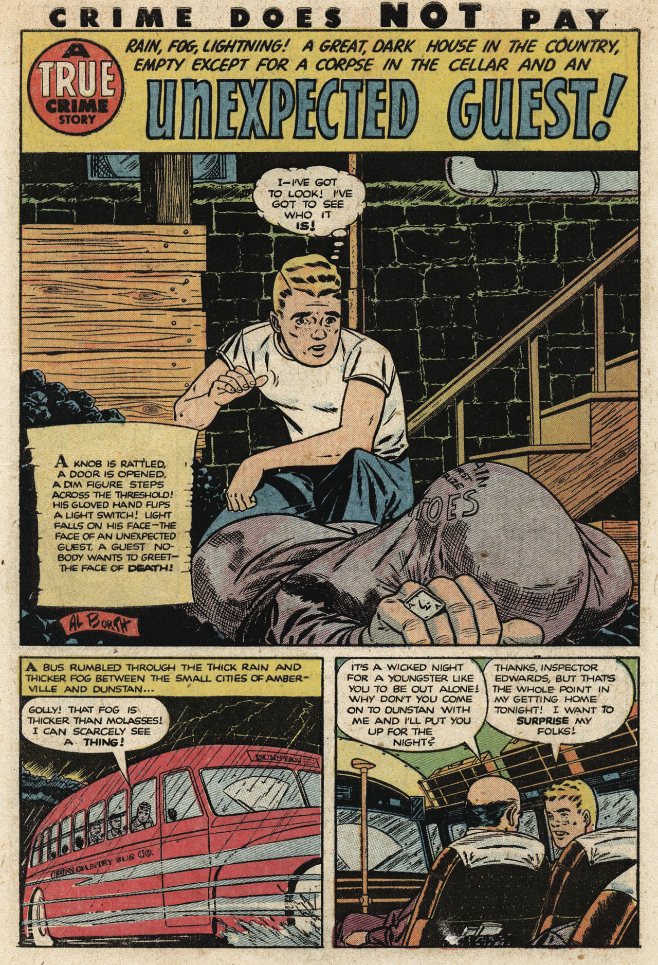 Crime Does Not Pay #90 (Lev Gleason), page 39. Public domain (US).