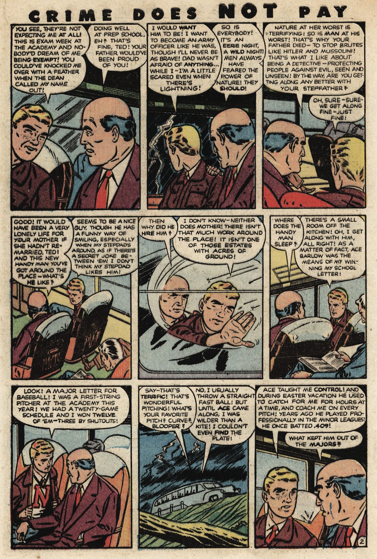Crime Does Not Pay #90 (Lev Gleason), page 40. Public domain (US).