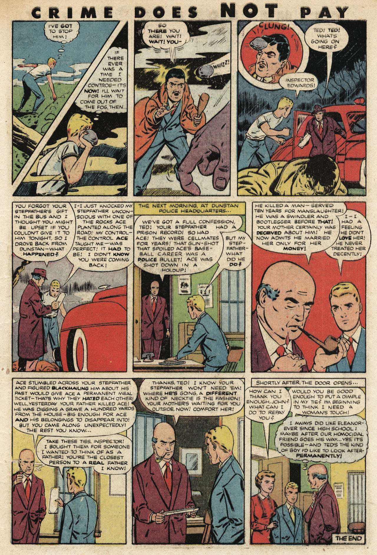 Crime Does Not Pay #90 (Lev Gleason), page 47. Public domain (US).