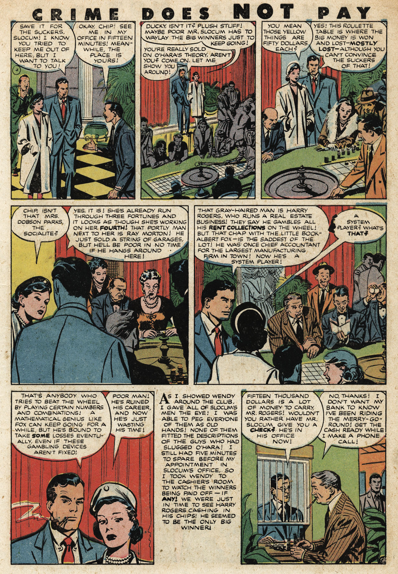 Crime Does Not Pay #90 (Lev Gleason), page 7. Public domain (US).