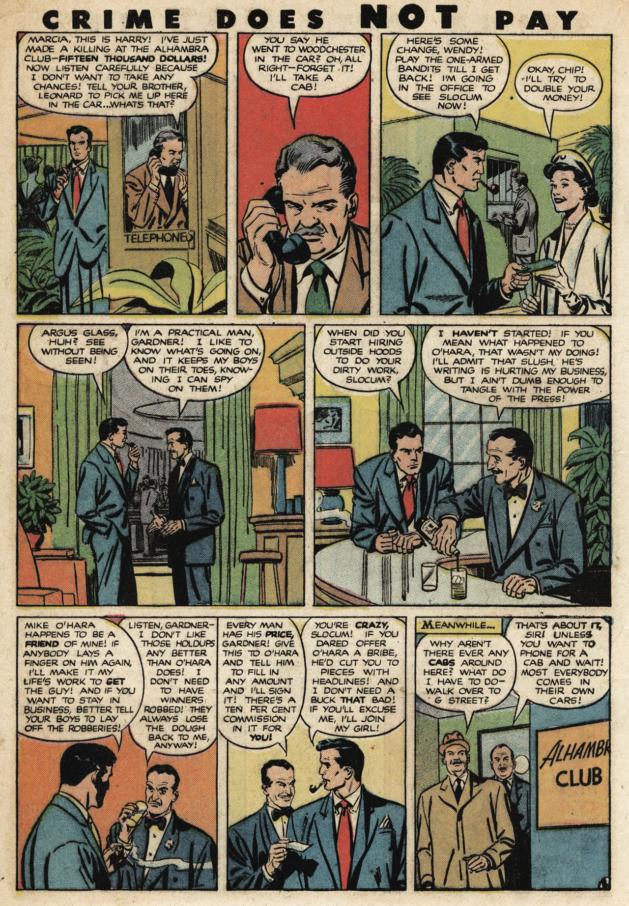 Crime Does Not Pay #90 (Lev Gleason), page 8. Public domain (US).