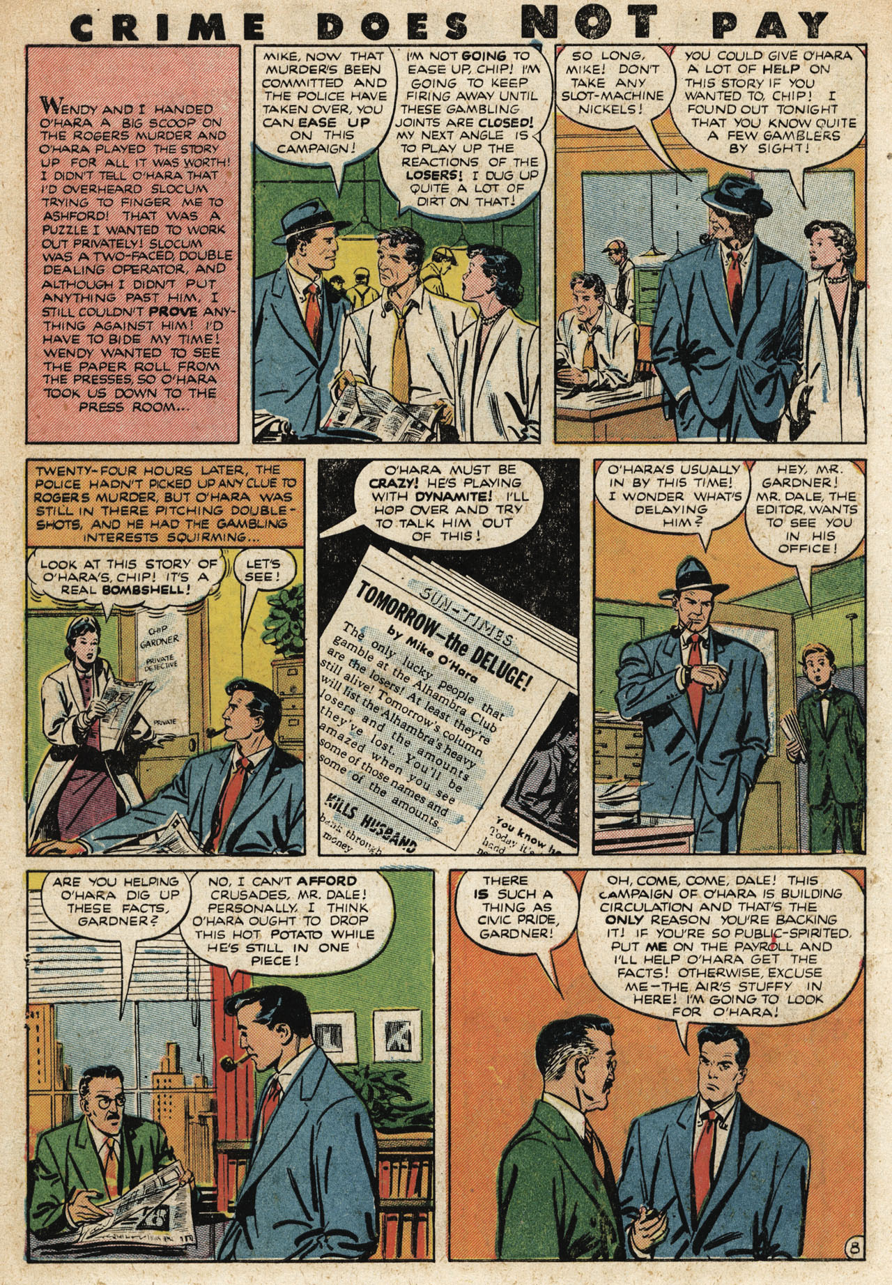 Crime Does Not Pay #90 (Lev Gleason), page 10. Public domain (US).