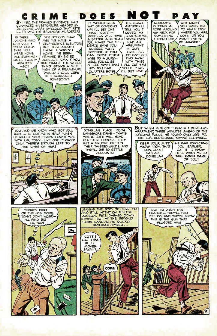 Crime Does Not Pay #91 (Lev Gleason), page 44. Public domain (US).