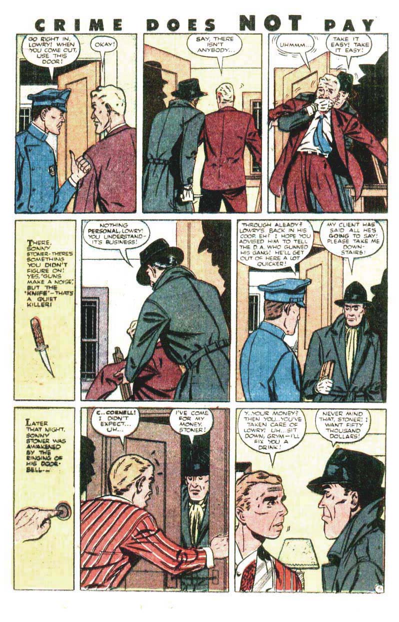 Crime Does Not Pay #95 (Lev Gleason), page 20. Public domain (US).