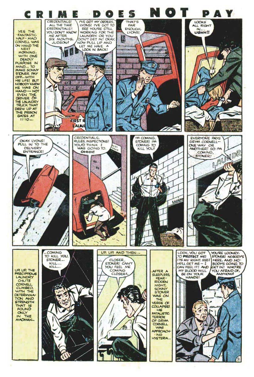 Crime Does Not Pay #95 (Lev Gleason), page 23. Public domain (US).