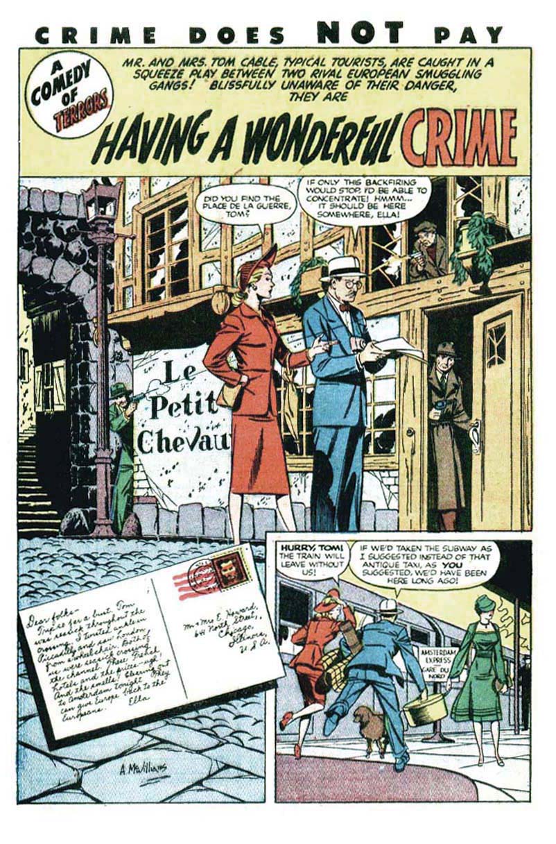 Crime Does Not Pay #95 (Lev Gleason), page 27. Public domain (US).
