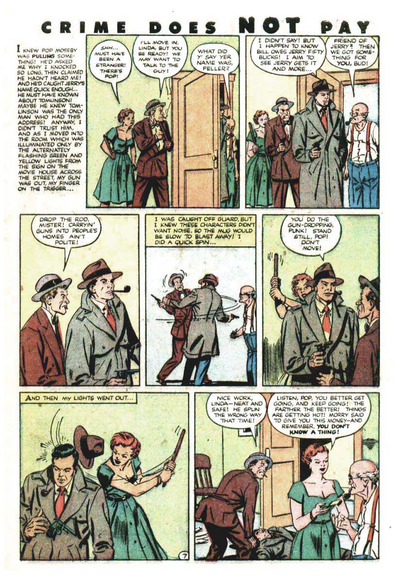 Crime Does Not Pay #95 (Lev Gleason), page 8. Public domain (US).