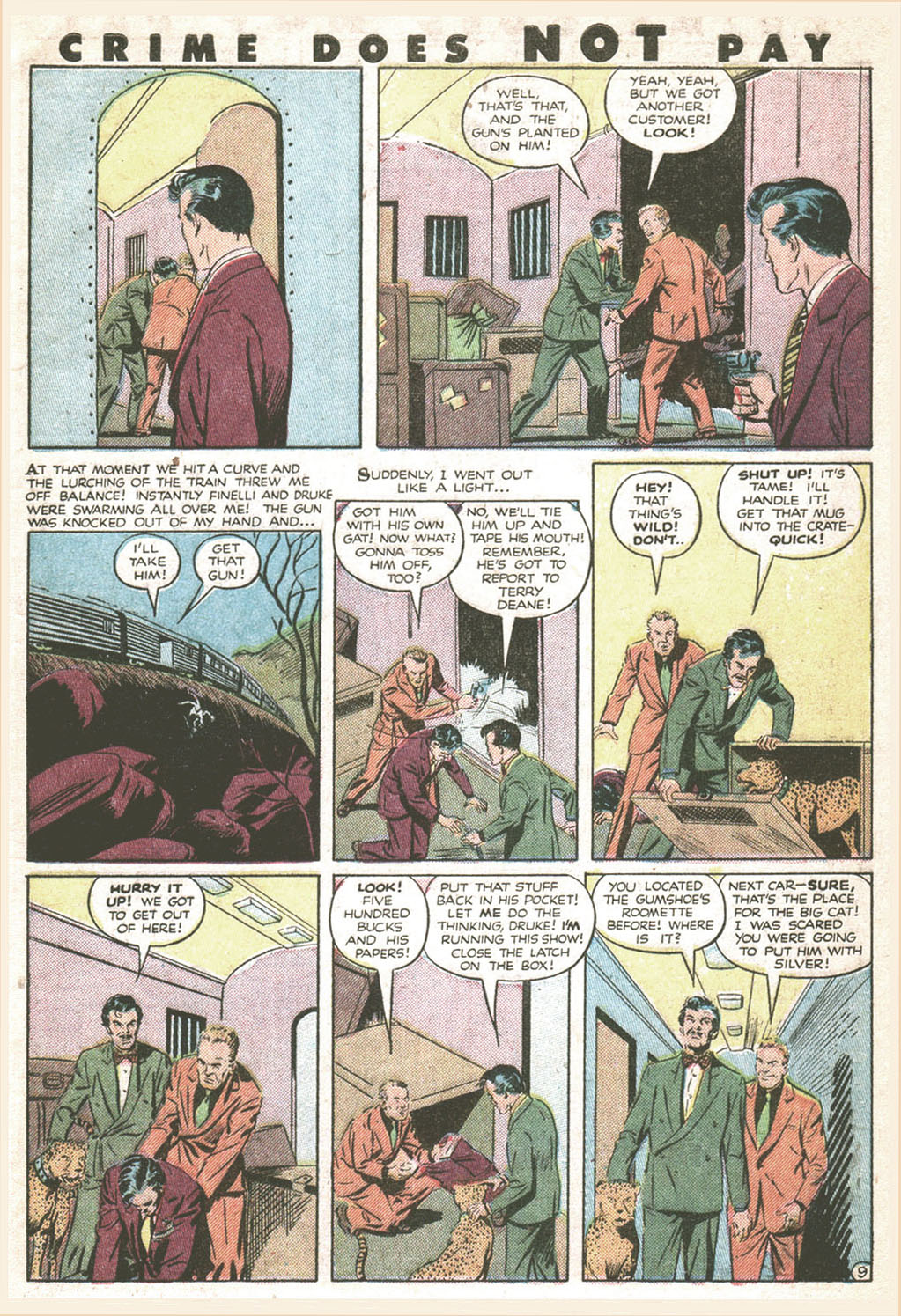 Crime Does Not Pay #96 (Lev Gleason), page 11. Public domain (US).