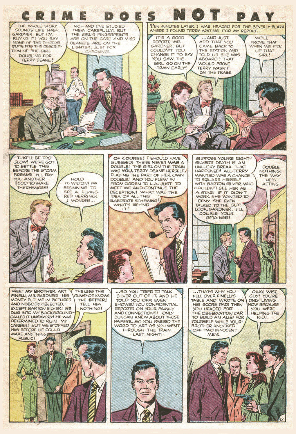 Crime Does Not Pay #96 (Lev Gleason), page 14. Public domain (US).