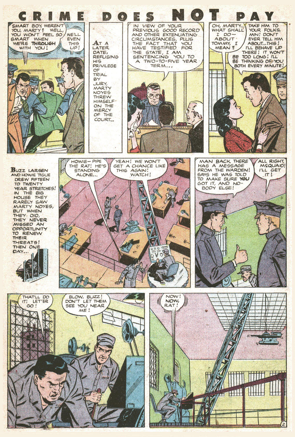 Crime Does Not Pay #96 (Lev Gleason), page 18. Public domain (US).