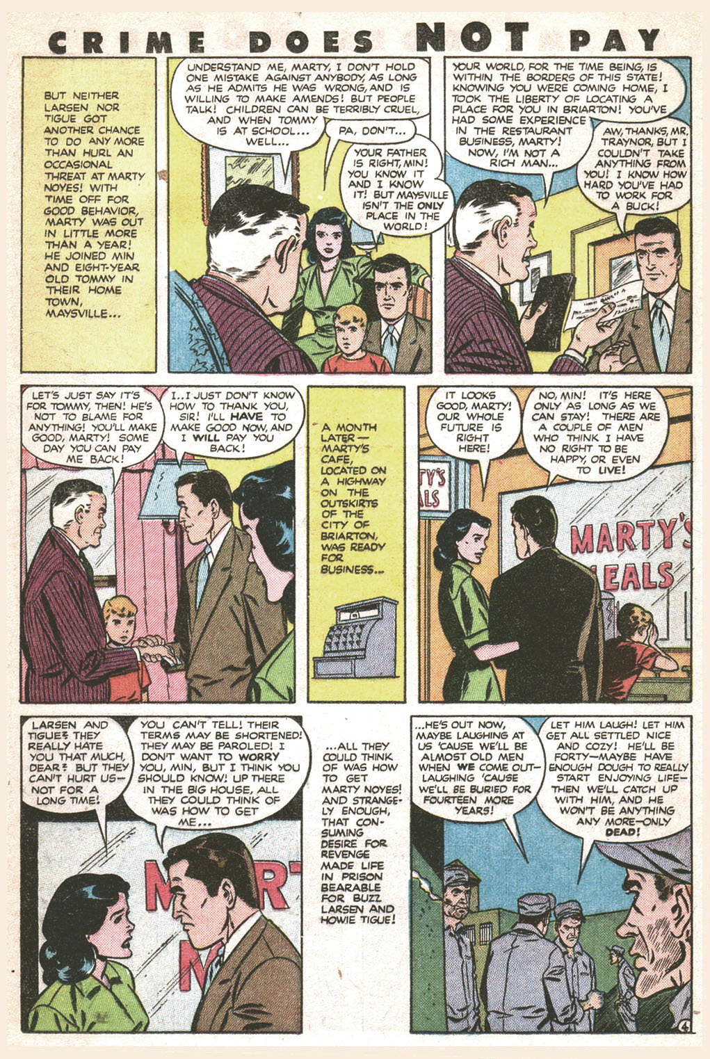 Crime Does Not Pay #96 (Lev Gleason), page 20. Public domain (US).